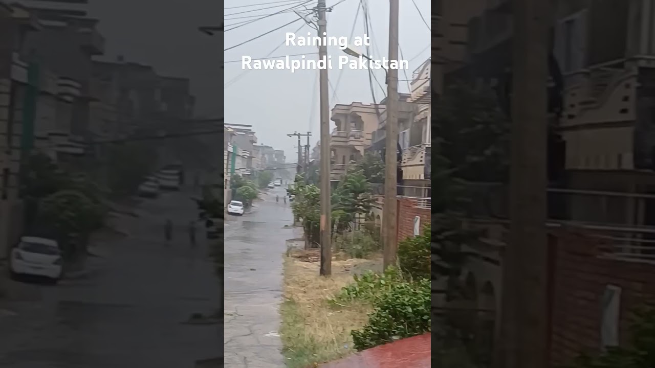 heavy #rain with strong #winds at #rawalpindi #Islamabad #pakistan