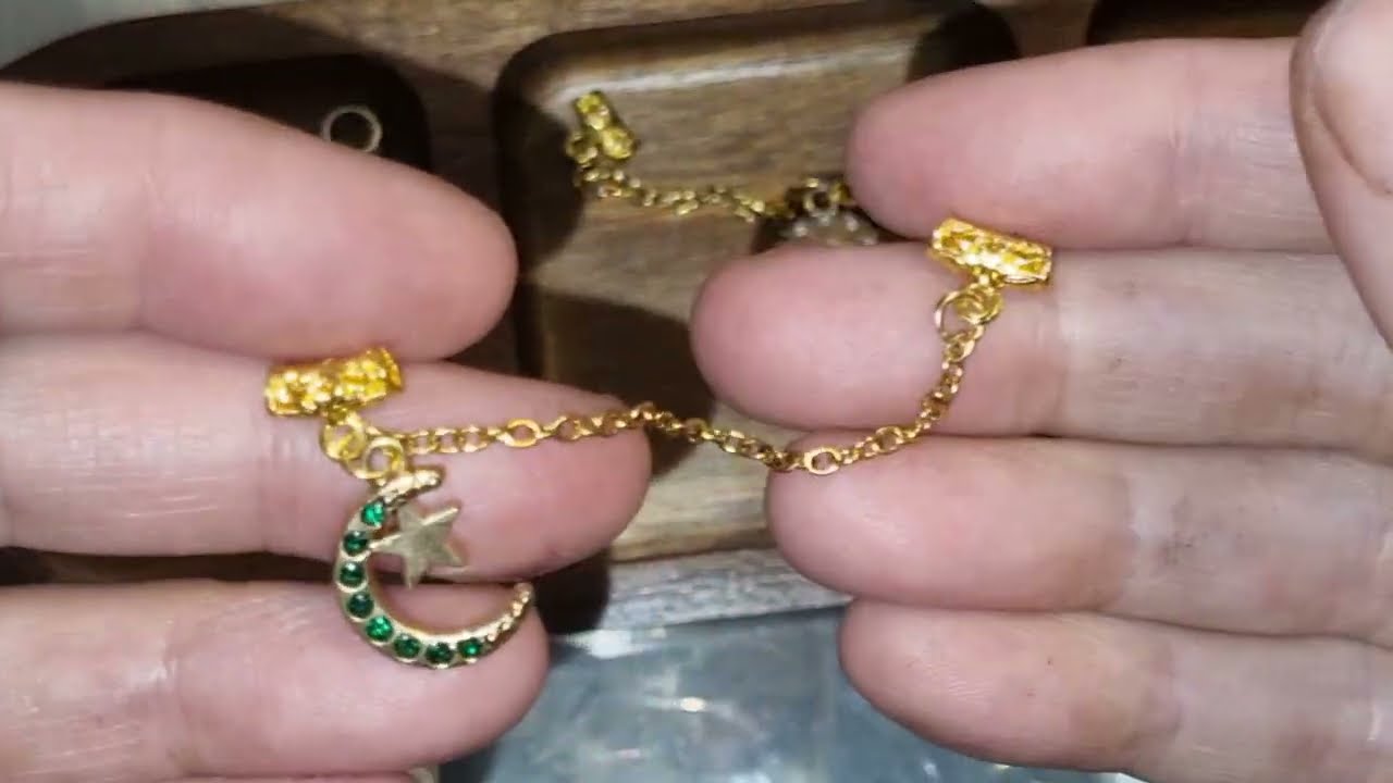 Diy dangle chain accessories for bracelets 