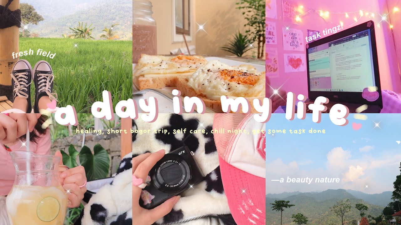 a day in my life : short trip to bogor, healing vlog, selfcare, chill & productive night! 🍃✨