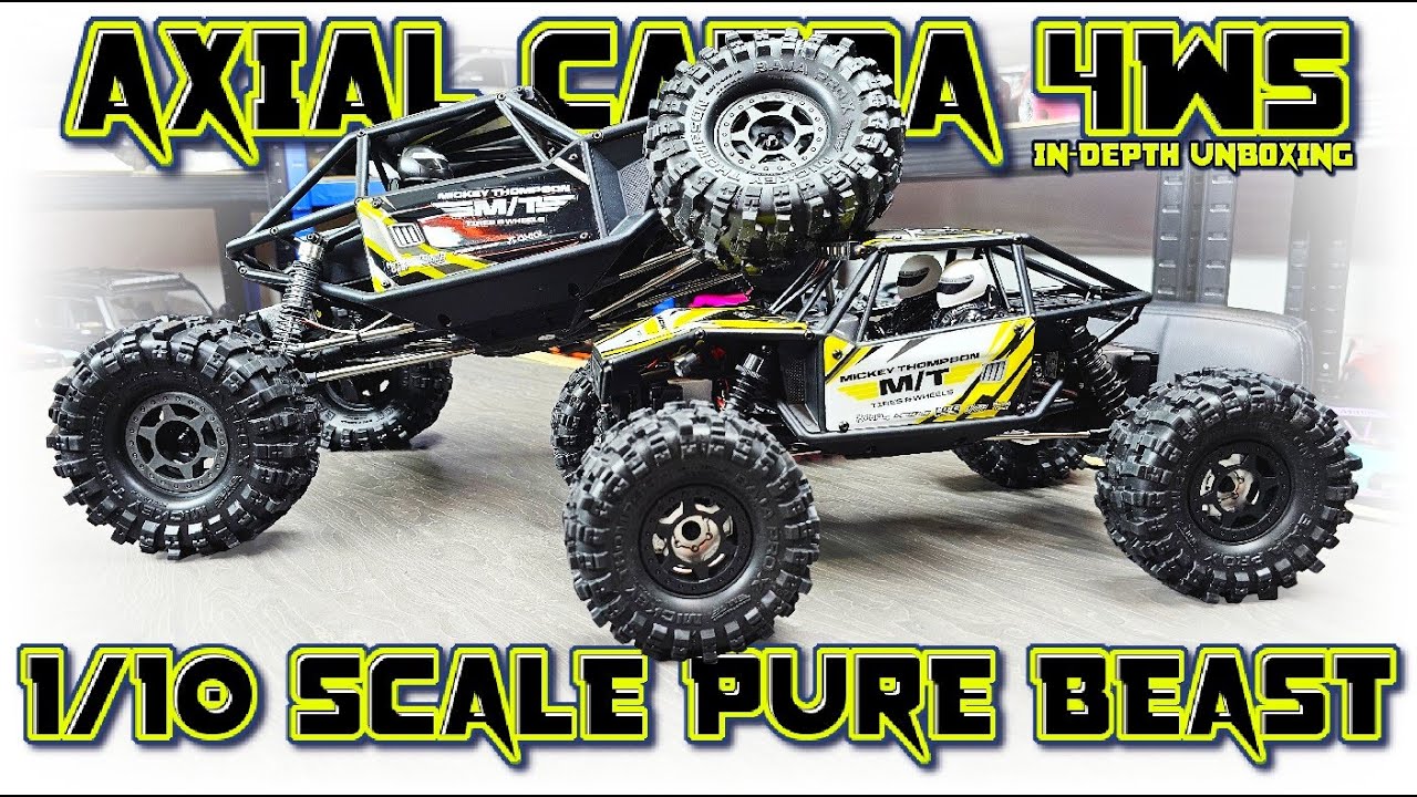 Лучший гусеничный вездеход 4WS Axial Capra