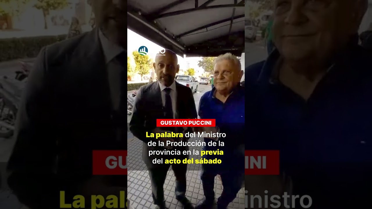 NOTA CON GUSTAVO PUCCINI EN LA PREVIA AL ACTO DEL 213 ANIVERSARIO DEL COMBATE DE SAN LORENZO.