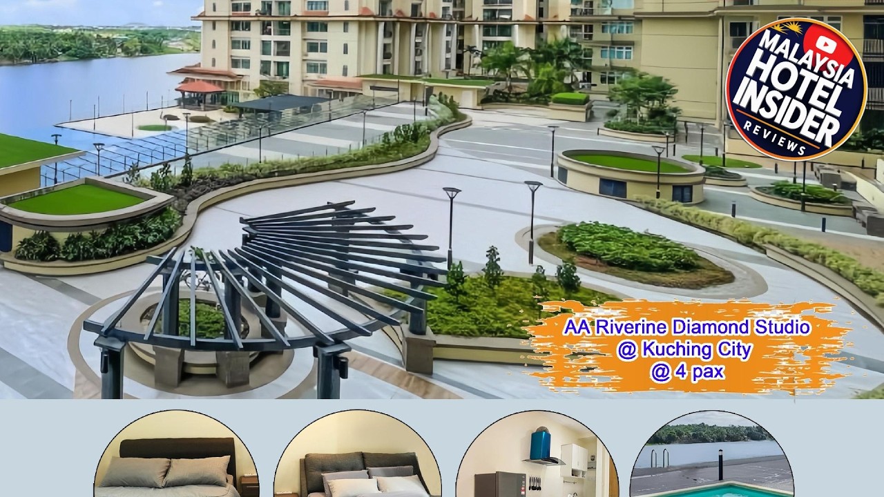 AA Riverine Diamond Studio @ Kuching City @ 4 pax | Kuching, Malaysia | Hotel Review ⭐