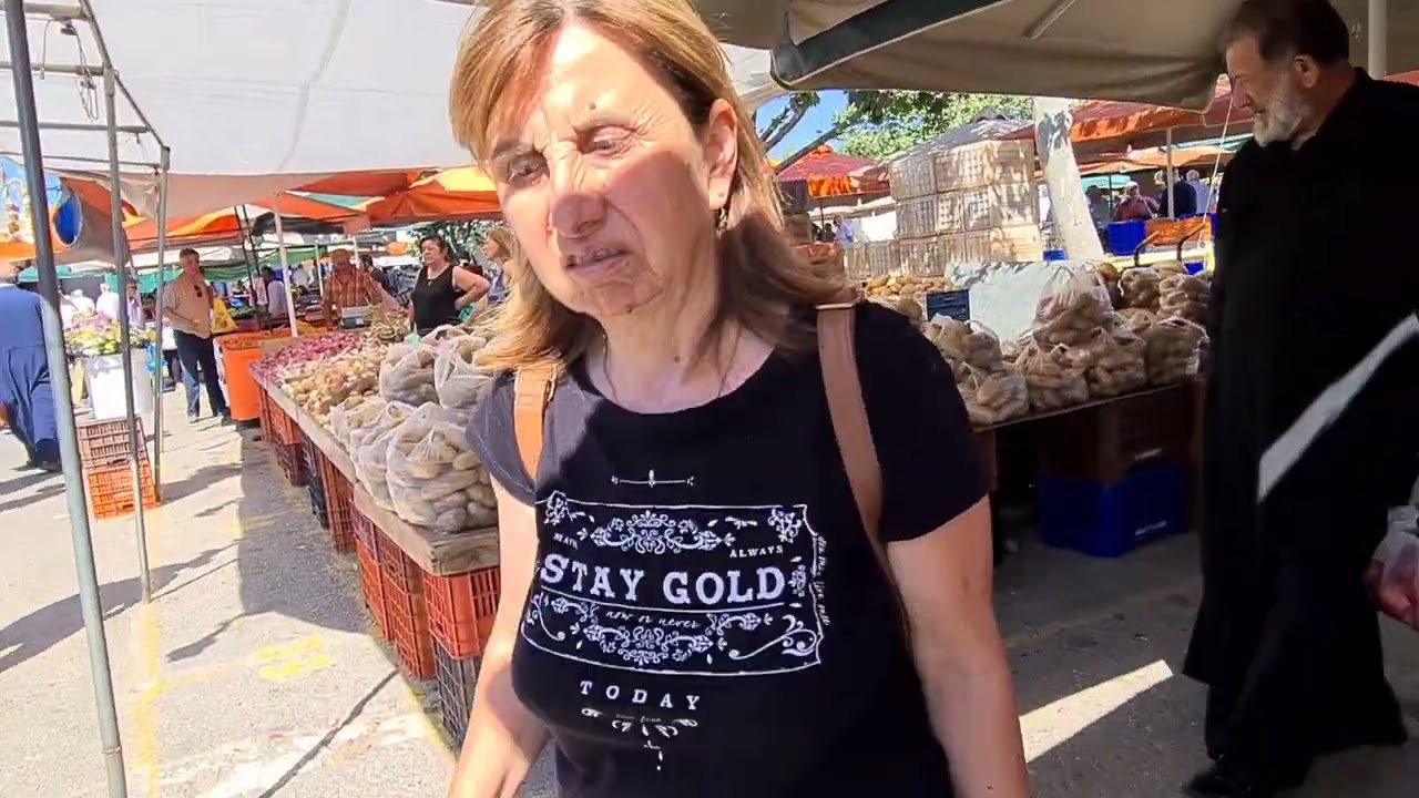 Local market in Kalamata June 2025