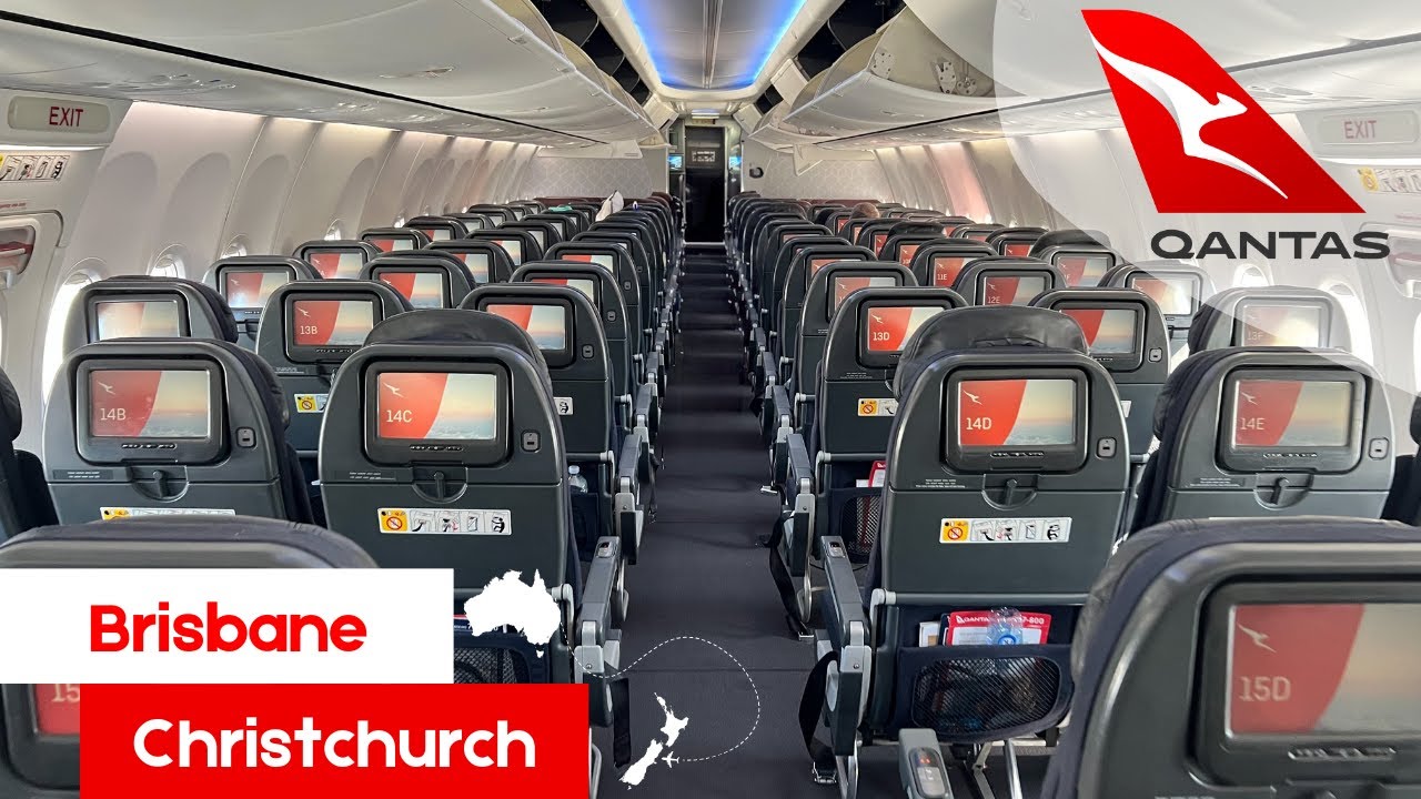 QANTAS Brisbane - Christchurch | QF133 Boeing 737-800 Economy
