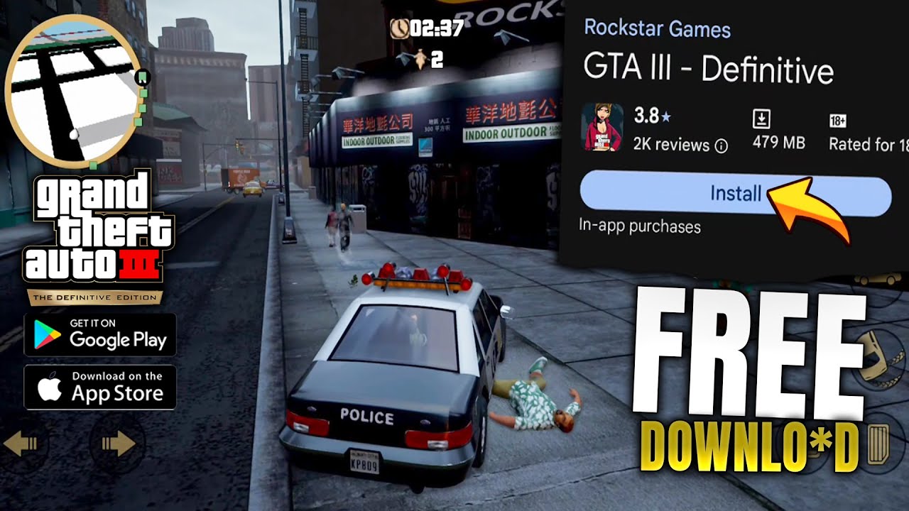 How to Download GTA 3 Definitive Edition Mobile (Android) for FREE | Official Method 2025🔥