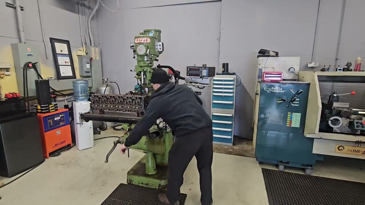 6.7 Cummins Side Draft Intake Conversion Machining Process.