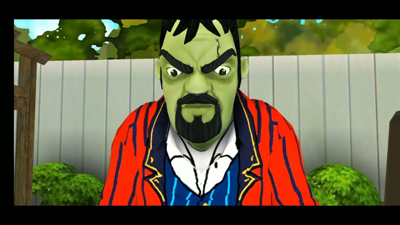 Scary stranger 3D | Grumpy's adventures | Firework display