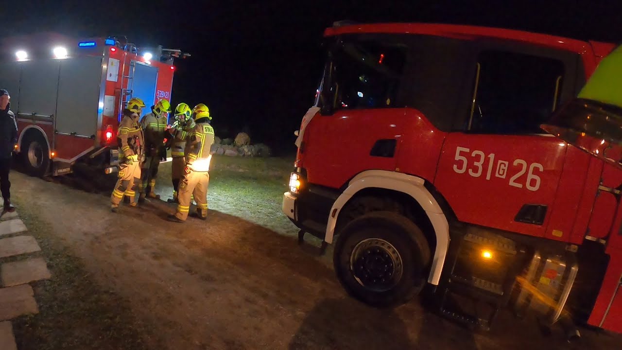 [ALARMOWO] Pożar przewodu kominowego w Poliksach.