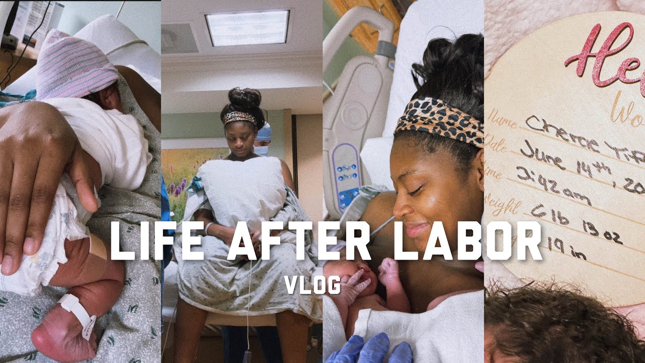 VLOG: LIFE AFTER LABOR ♡ Hospital Stay, First Week Postpartum, Chit+Chat