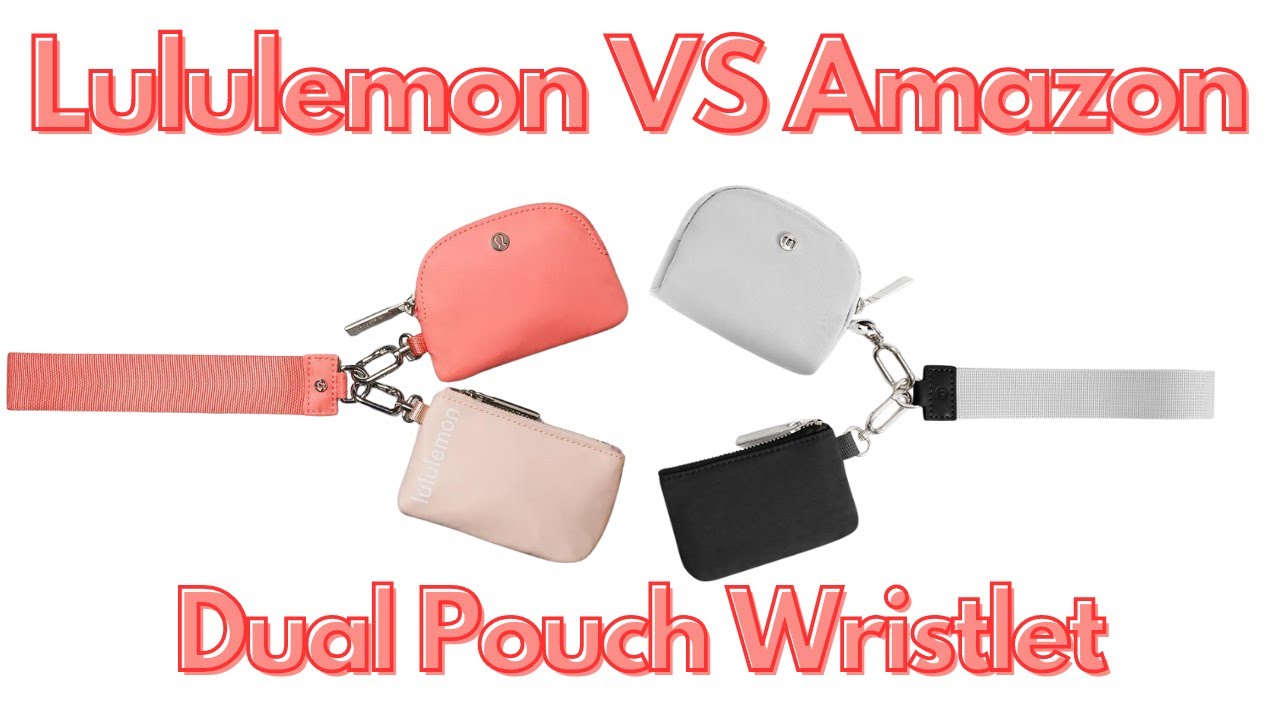 Lululemon Dual Pouch Wristlet против Amazon Look a Like