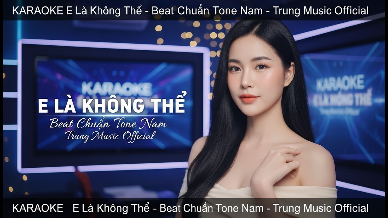 KARAOKE | E Là Không Thể | Tone Nam Beat Chuẩn