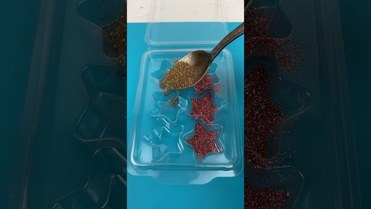 👀 Wow Look At This Glitter Combination ✨ #biodegradableglitter #waxmeltmaking #waxmeltsupplies