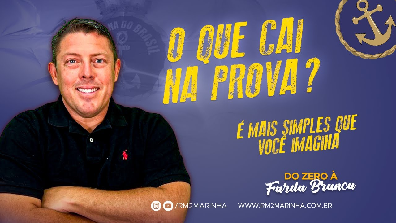 O que cai na prova? RM2 da Marinha