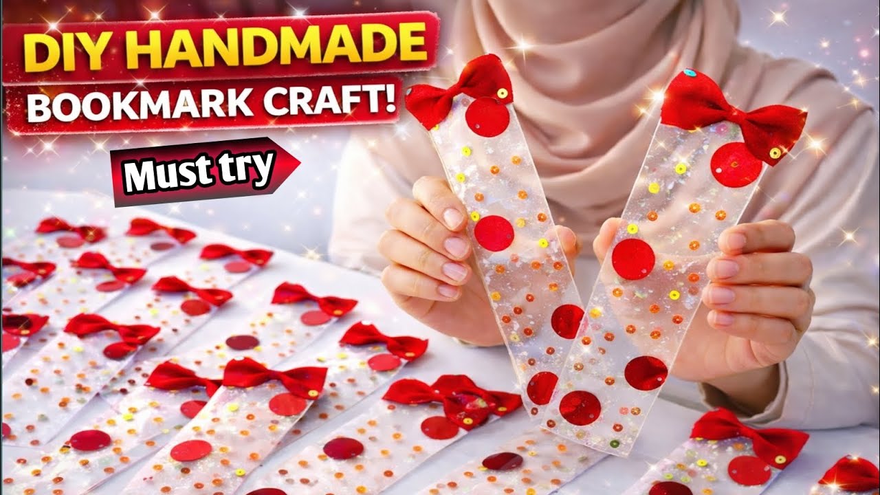 DIY Handmade Bookmarks That Look Professional! | Easy & Stunning Craft Tutorial#diy @ArtisCraftersS 