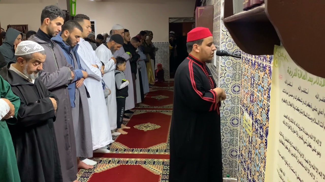 صلاة التراويح سورة طه برواية خلفٍ عنْ حمزةَ من طريق طيبة النشر بالسكت على المفصول والموصول