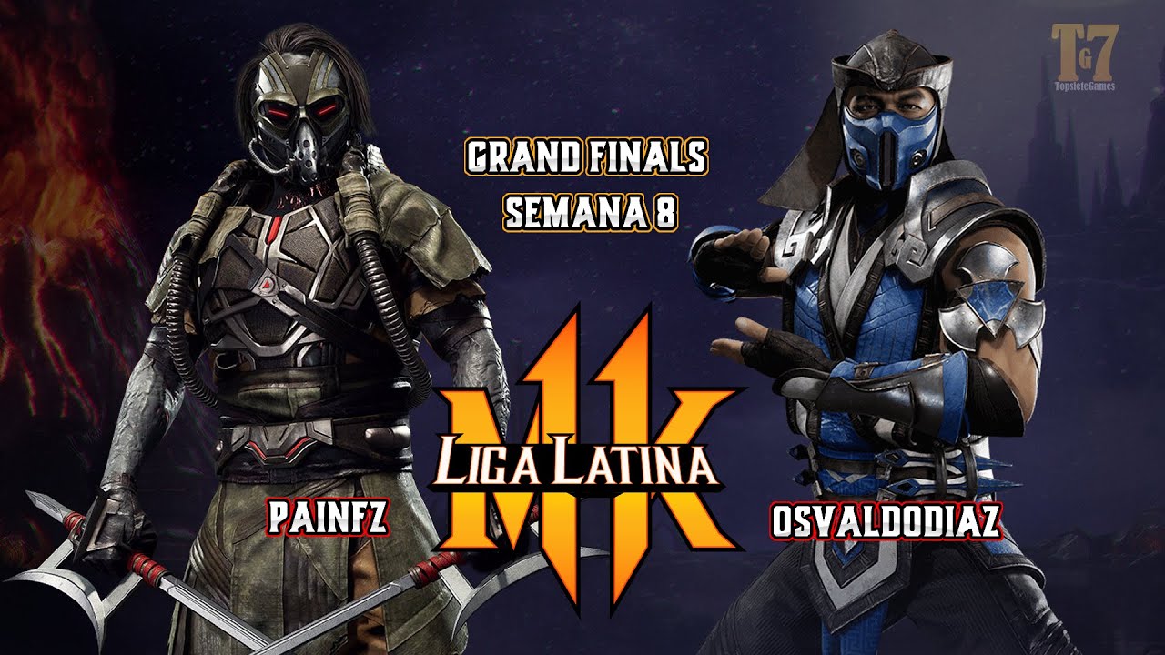 GRAND FINALS - PainFZ vs Osvaldodiaz - Kabal vs Sub Zero - MK11 Liga Latina Mexico Fecha 8