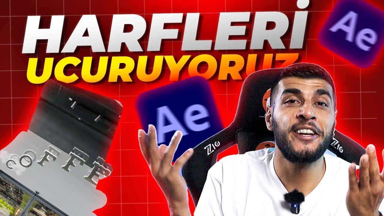 HARFLERİ UÇURUYORUZ l AFTER EFFECTS