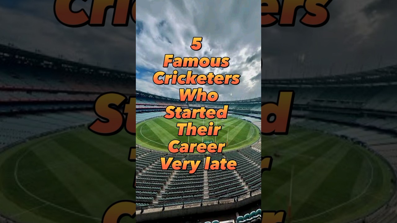 5 famous cricketers who started their career very late #cricket #shorts