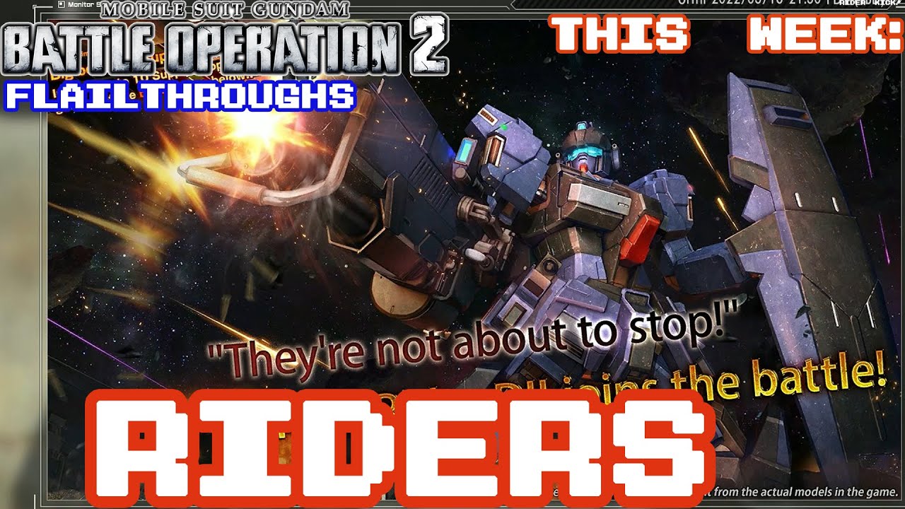 Gundam Battle Operation 2 3/10/22 Update: RX-80PR-4 Pale Rider DII, Plus Lv 2 White & Black Riders!