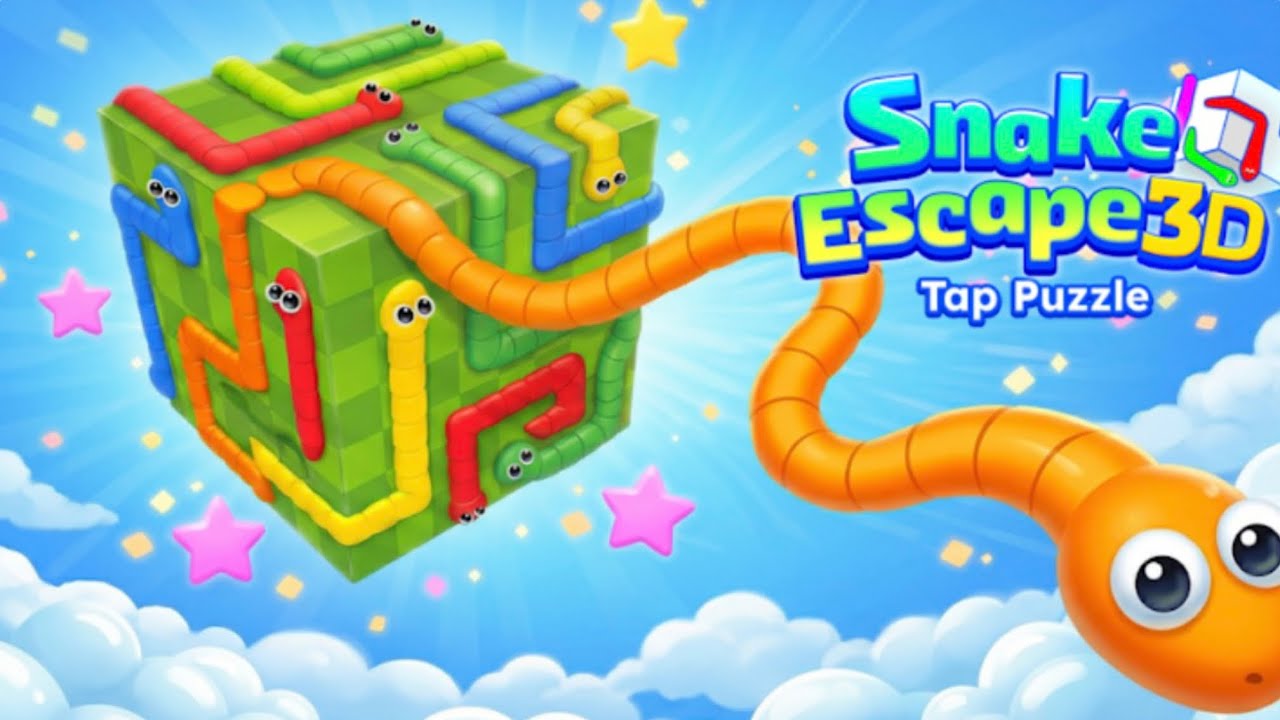 Snake Escape 3D: Tap Puzzle Gameplay Levels 1-10 