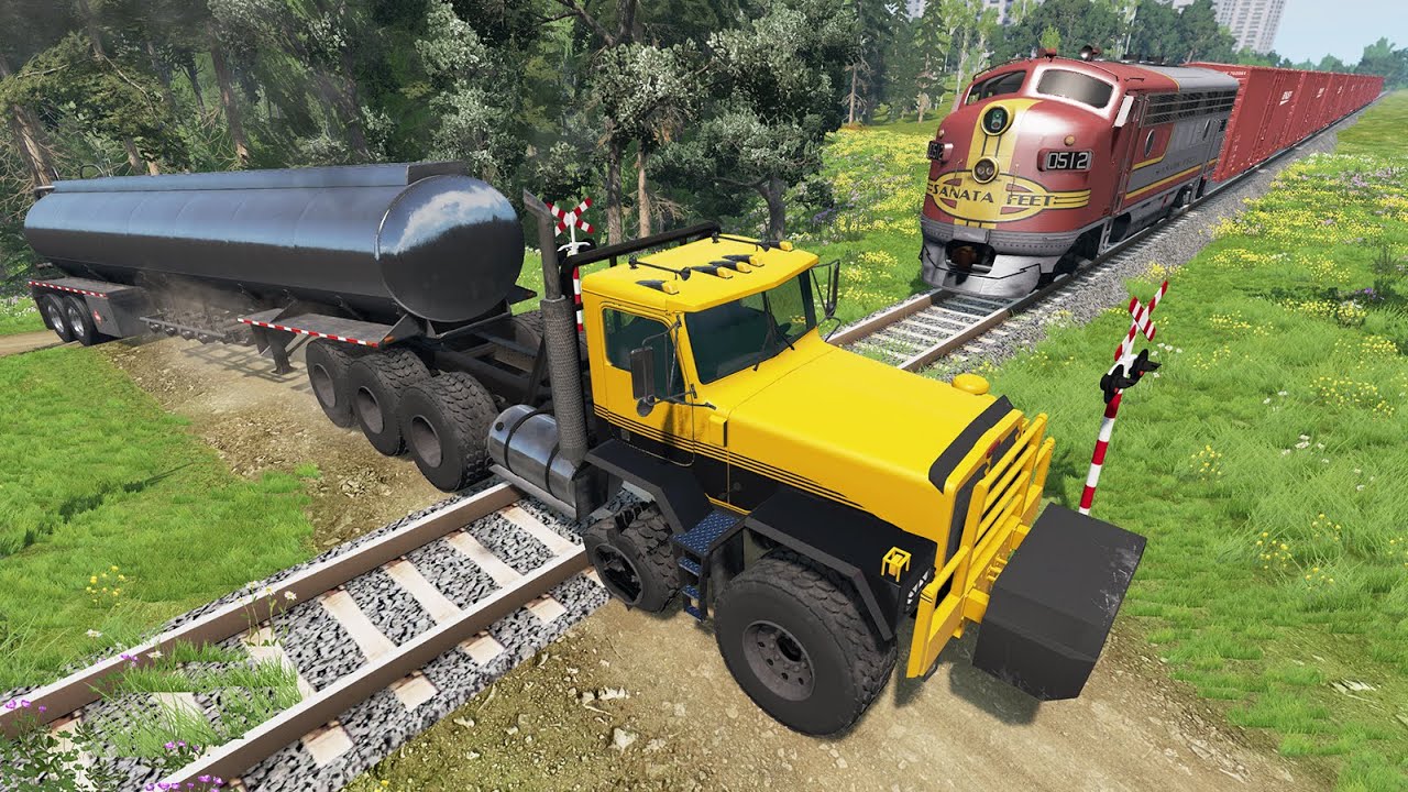 Cars Vs Rail #25 &ndash; Beamng.Drive | Dancing Cars