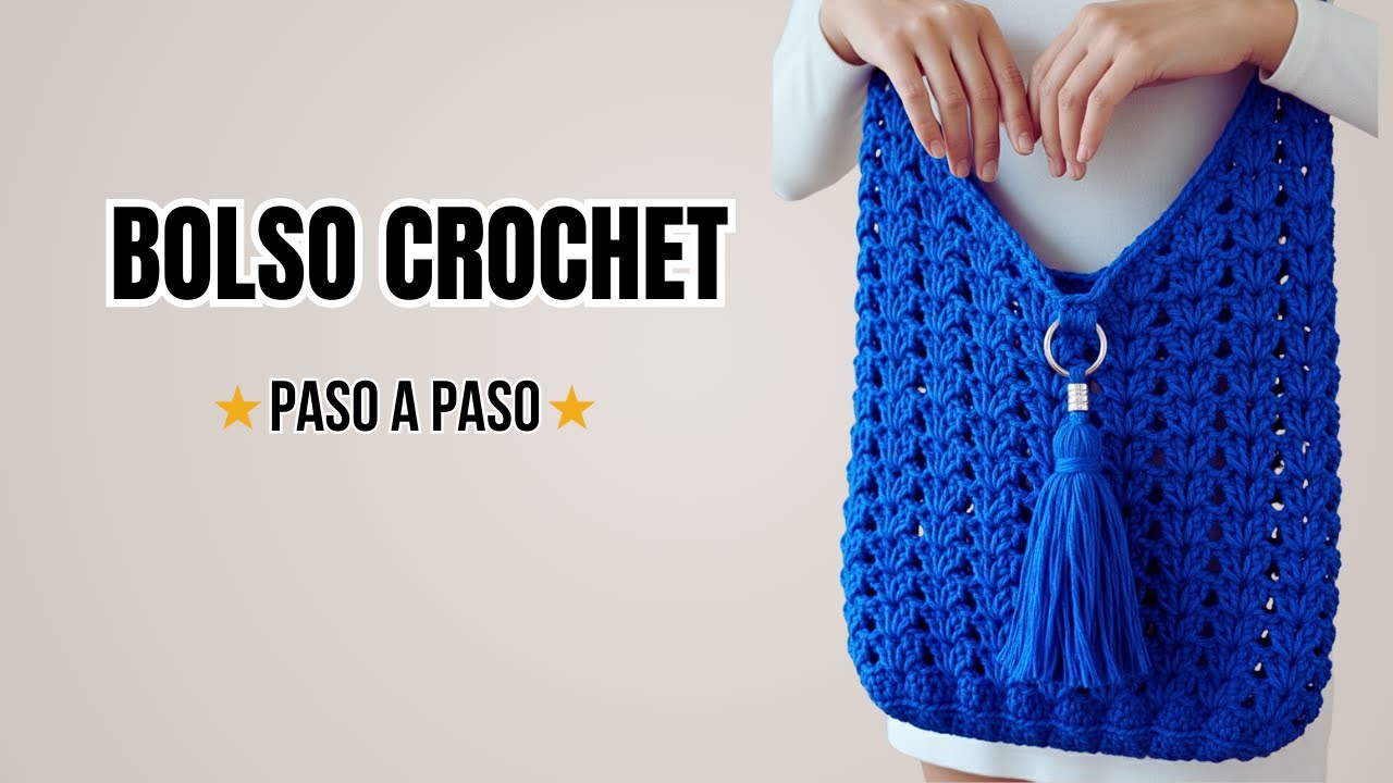 Bolso Crochet Paso a Paso 🧶 Fácil y Elegante | Tutorial para Principiantes #crochet