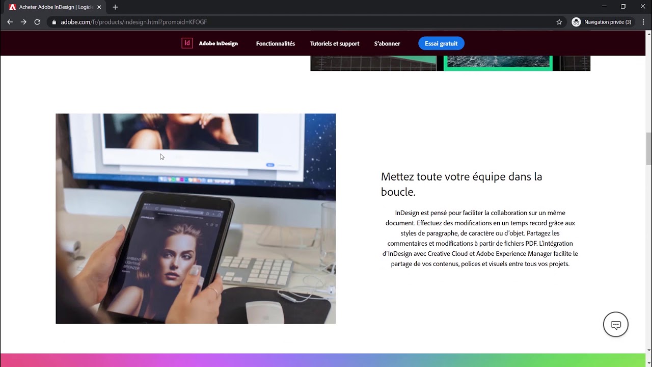 Découverte de la Creative Cloud et installation d'InDesign