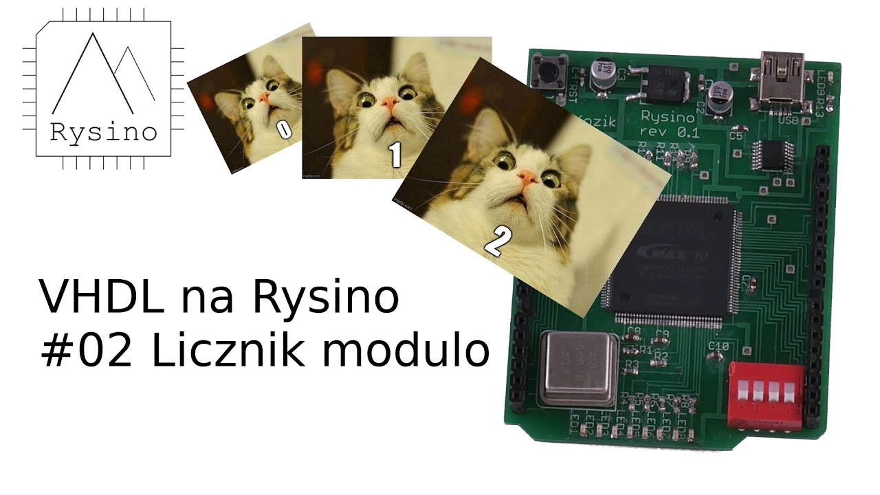 Licznik modulo N - VHDL na Rysino #02 [PL]
