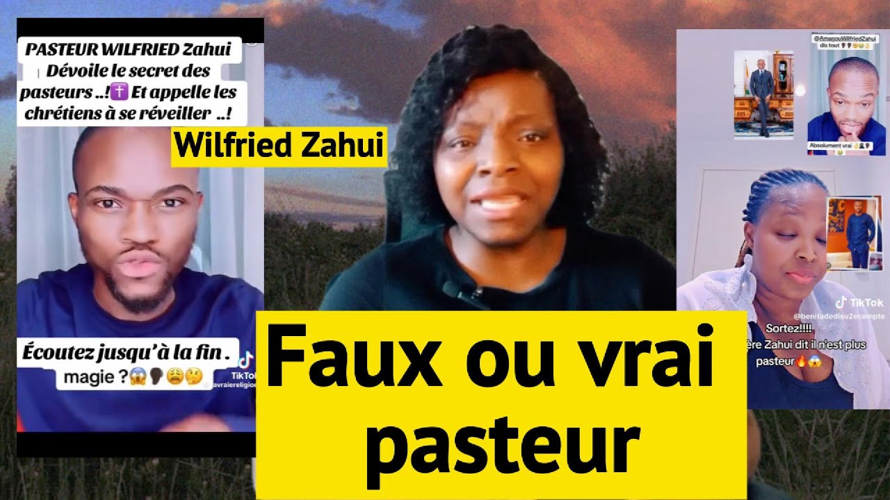 Le Pasteur Wilfried Zahui sort il sa tête du lot des faux pasteurs?