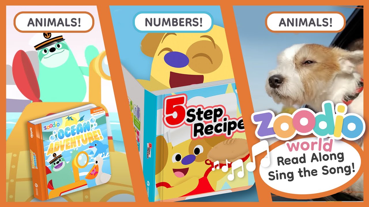 Read Along & Sing the Song | Ocean Adventure, 5 Step Recipe & I Love My Pet 🐠🥧🐶 | Stories for Kids