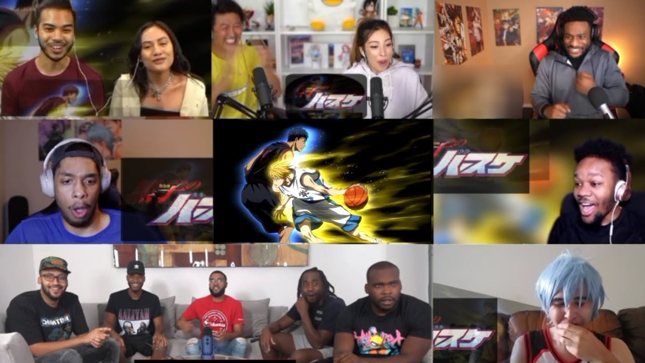 AOMINE VS KISE FINAL INTERHIGH (Part 1) || Kuroko no Basket Season 1 Eps 24 || Reaction Mashup
