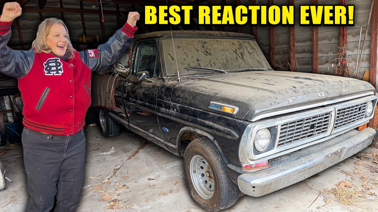 Восстановление грузовика Ford F100 военного ветерана | Лучшая реакция, которую мы когда-либо сним...