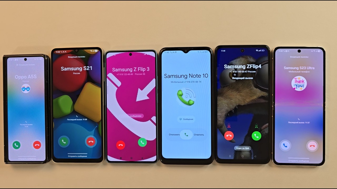 Poco F5 SamsungA06 Samsung Fold3 TCL 30b OppoA3x Samsung ZFlip 5 Guess Who Incoming calling