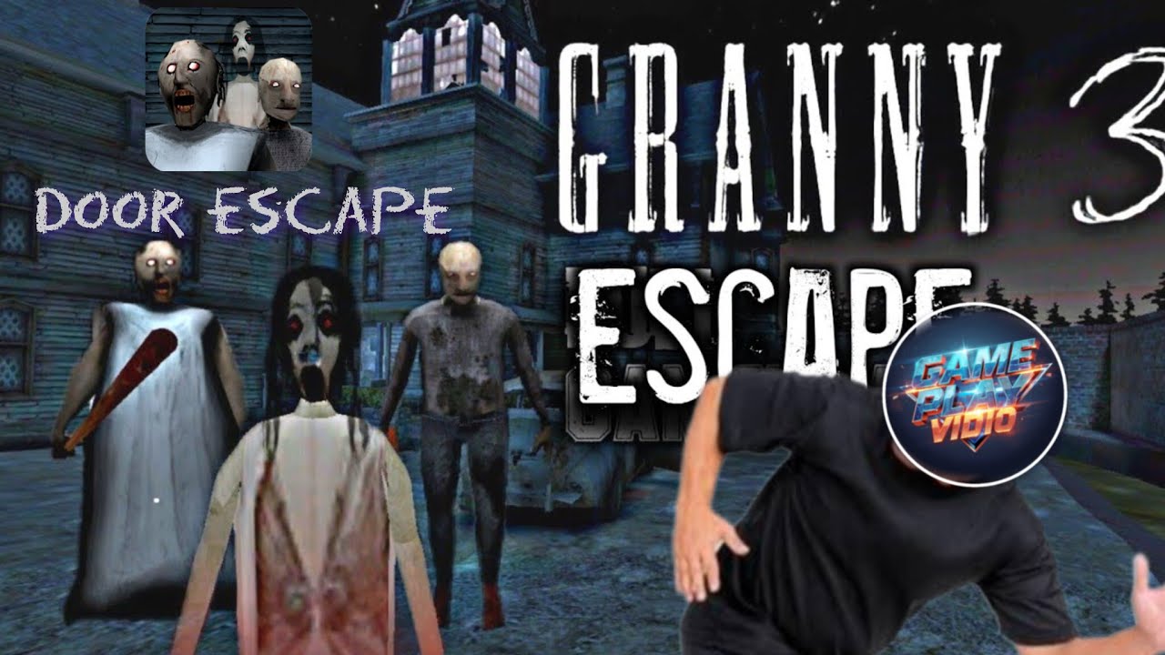 Granny and Grandpa doesn't want me to  door escape from her house   ||  Horror game play.