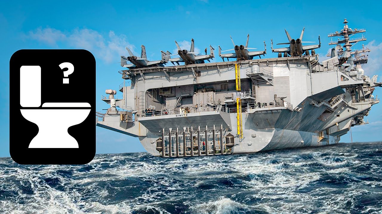 Как 5000 моряков ВМС США испражняются на авианосце и куда их отходы деваются?!