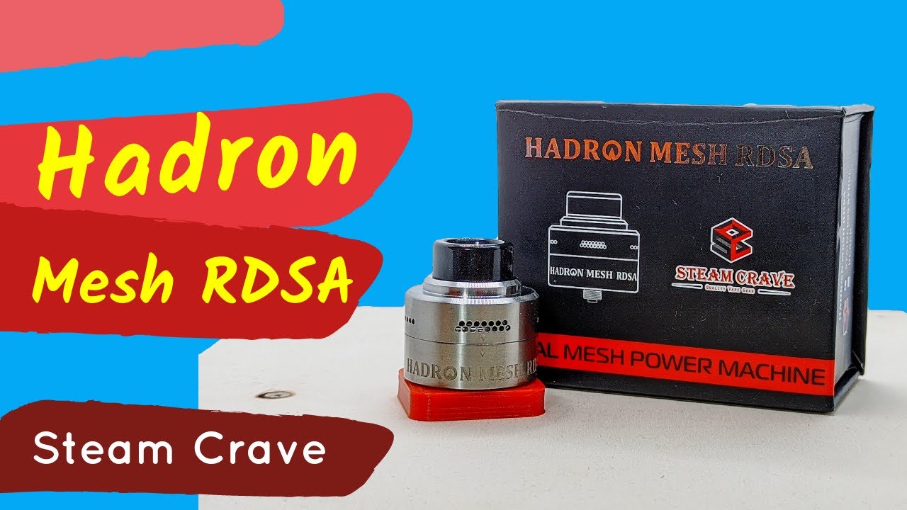 Steam Crave Hadron RDSA Tr&ouml;pfler | Wie ist der Tr&ouml;pfler mit 2 Meshstreifen