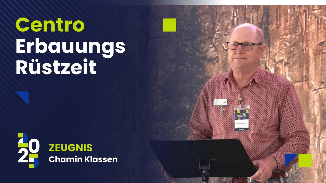 Centro Erbauungs Rüstzeit 2025 Zeugnis - Chamin Klassen