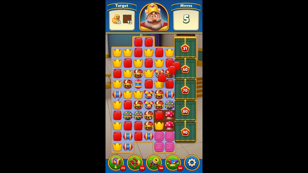 Royal Match Level 8103 - NO BOOSTERS GAMEPLAY 👑 | SKILLGAMING ✔️