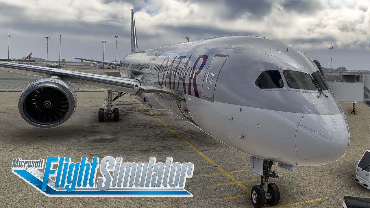 MICROSOFT FLIGHT SIMULATOR // QATAR 787  DOHA-KUWAIT