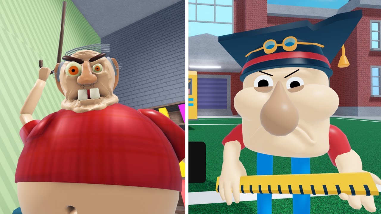 ESCAPE EVIL GRANDPA!,EPIC SCHOOL ESCAPE! ROBLOX (OBBY)