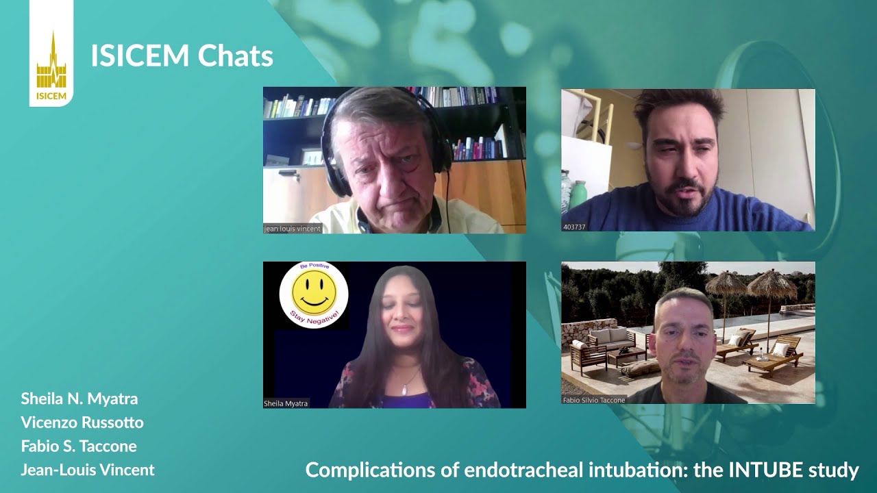 Complications of endotracheal intubation: the INTUBE study