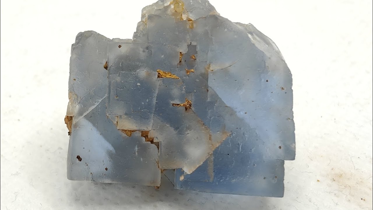Finally found the rare Tamar Blue Fluorite. Gem hunting in the UK