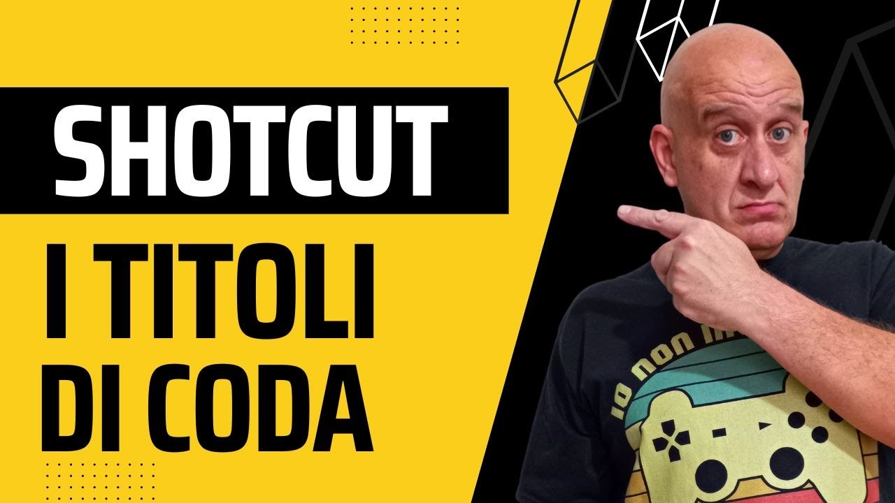 Come si inseriscono i titoli di coda nei video | Corso completo Shotcut