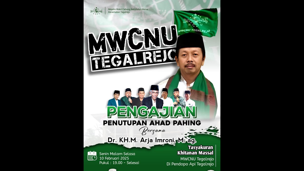 TASYAKURAN DAN KHATAMAN SELAPANAN MWCNU TEGALREJO MAGELANG