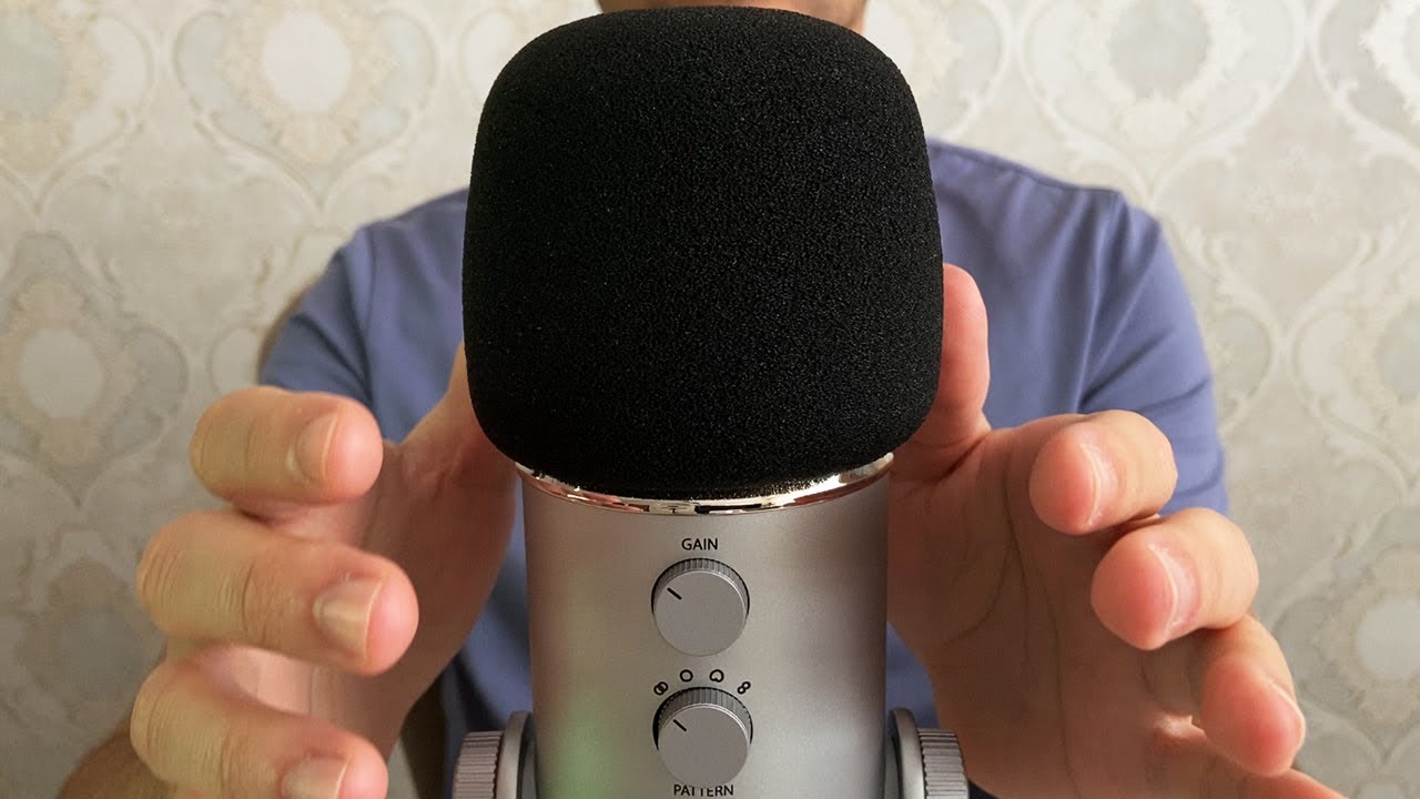 ASMR Mic Scratching, Mic Brushing, Brain Massage, Rubbing, Calming, With Mic Cover, No Talking 1H😴💤