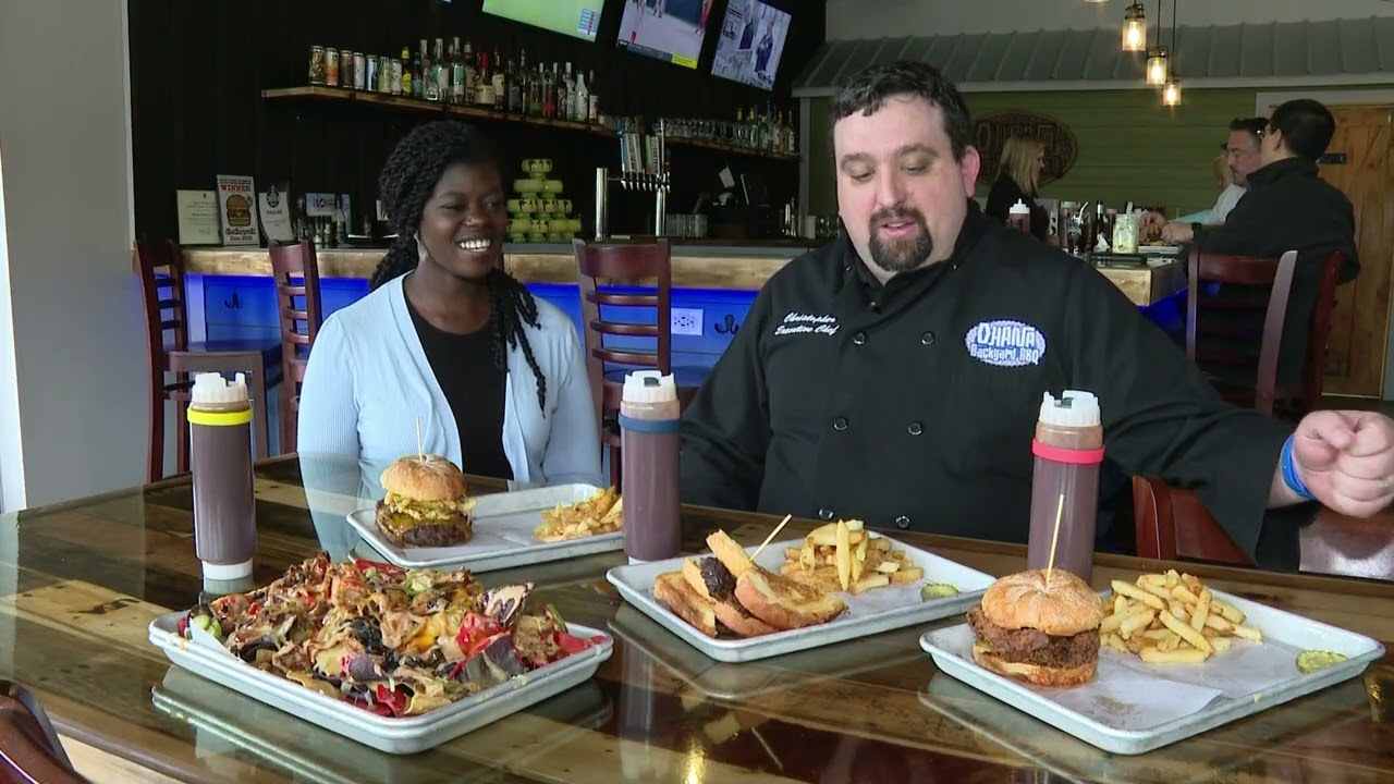 Mouthwatering Brisket and Completely Covered Nachos at Ohana Backyard BBQ in Coventry