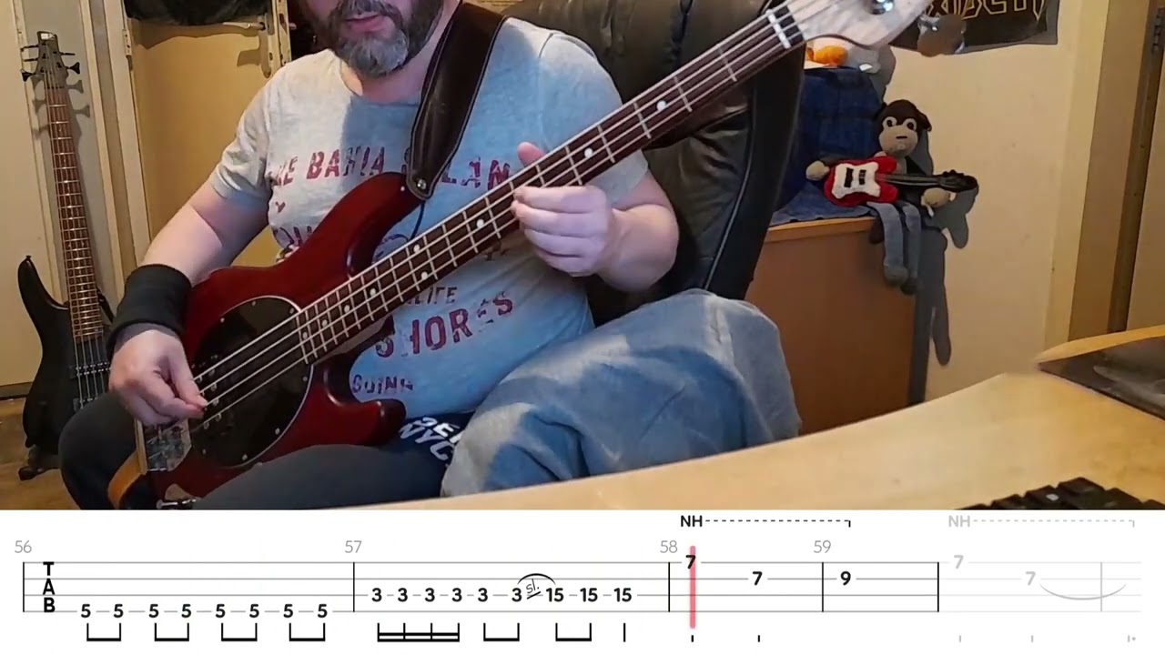 No Doubt - Just A Girl (Bass Cover with Bass Tabs)