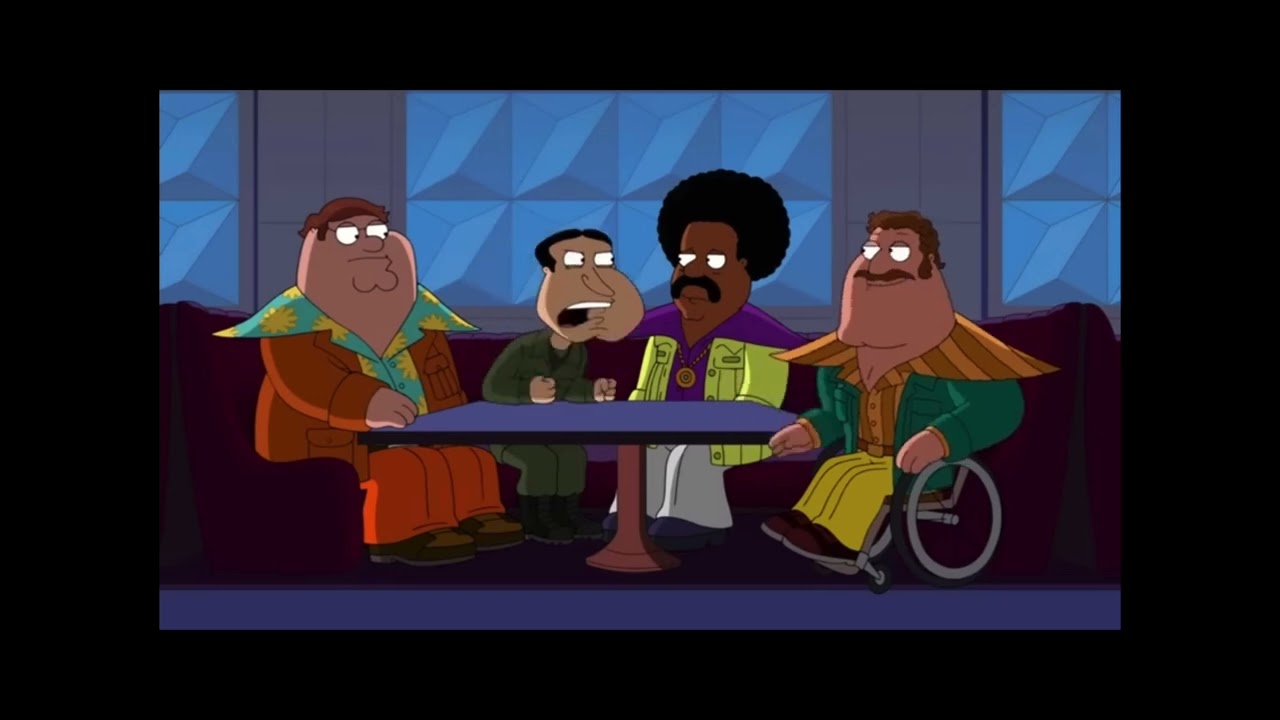 Family guy making fun of musicians for 14 minutes