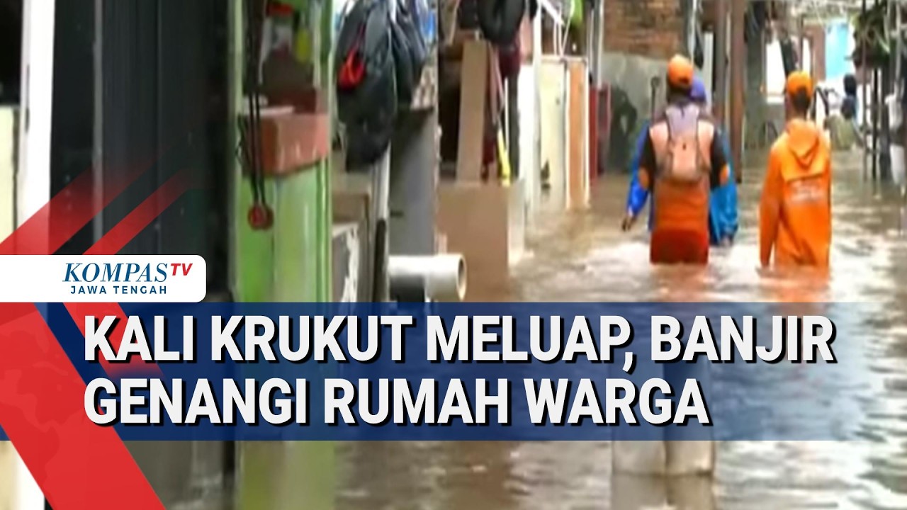 Kali Krukut Meluap, Banjir Genangi Rumah Warga