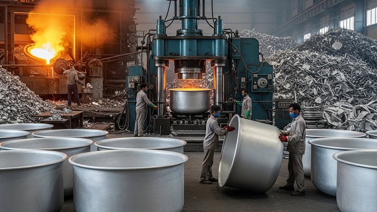 Import Fan wings Convert into Restaurant Sheaf Cooking Pot | Aluminium Recycling In A Unique Way